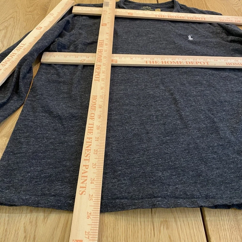Polo Ralph Lauren Long sleeve Shirt Men's Large heather gray